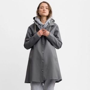 Stutterheim Mosebacke Grey Raincoat XXS